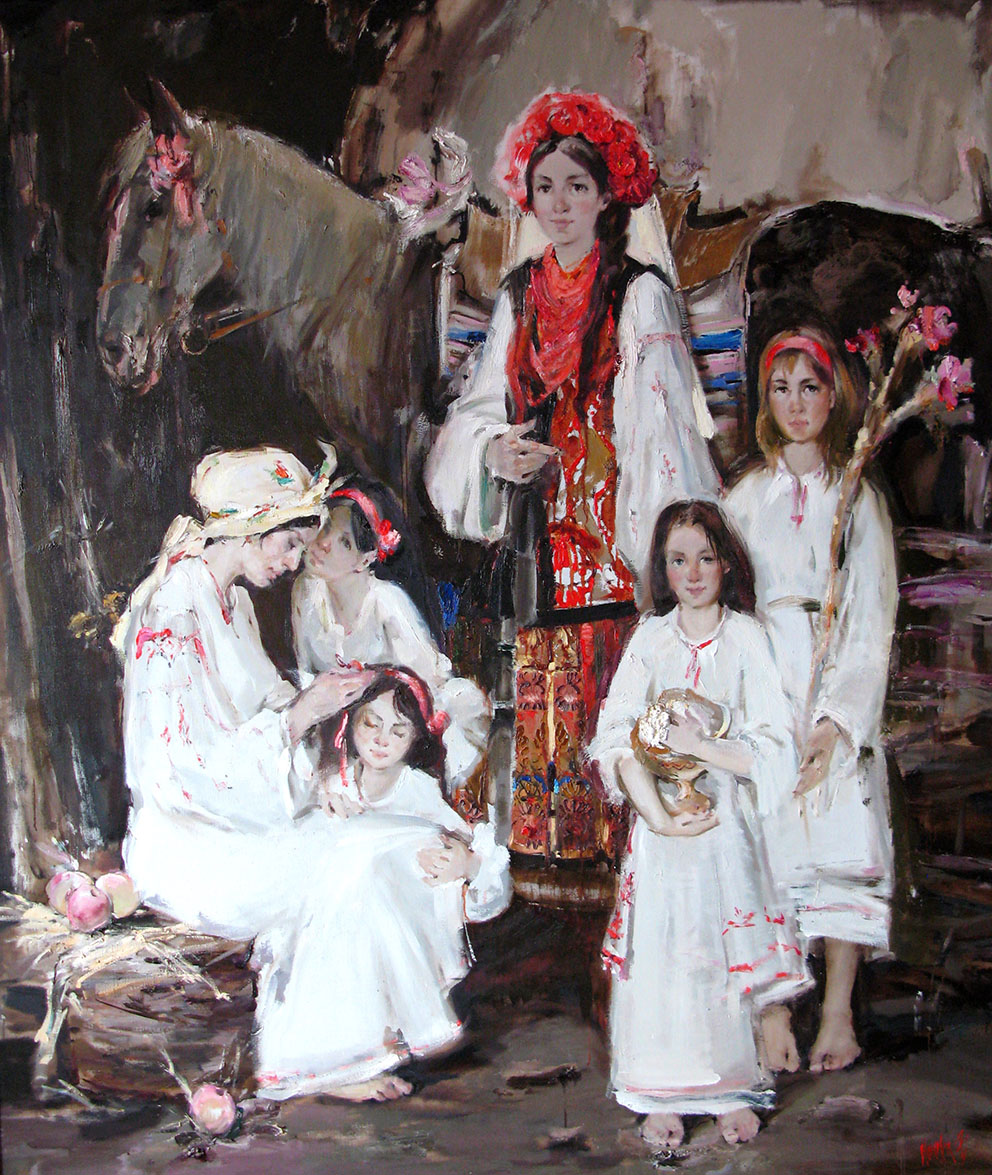 «На щастя, на долю!». 2009. Полотно олія